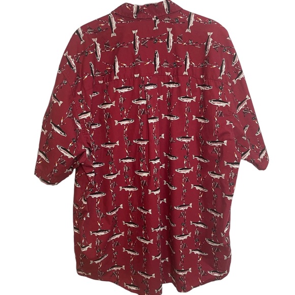 90’s Vintage Natural Issue Fishing Shirt size XL - Picture 4 of 8